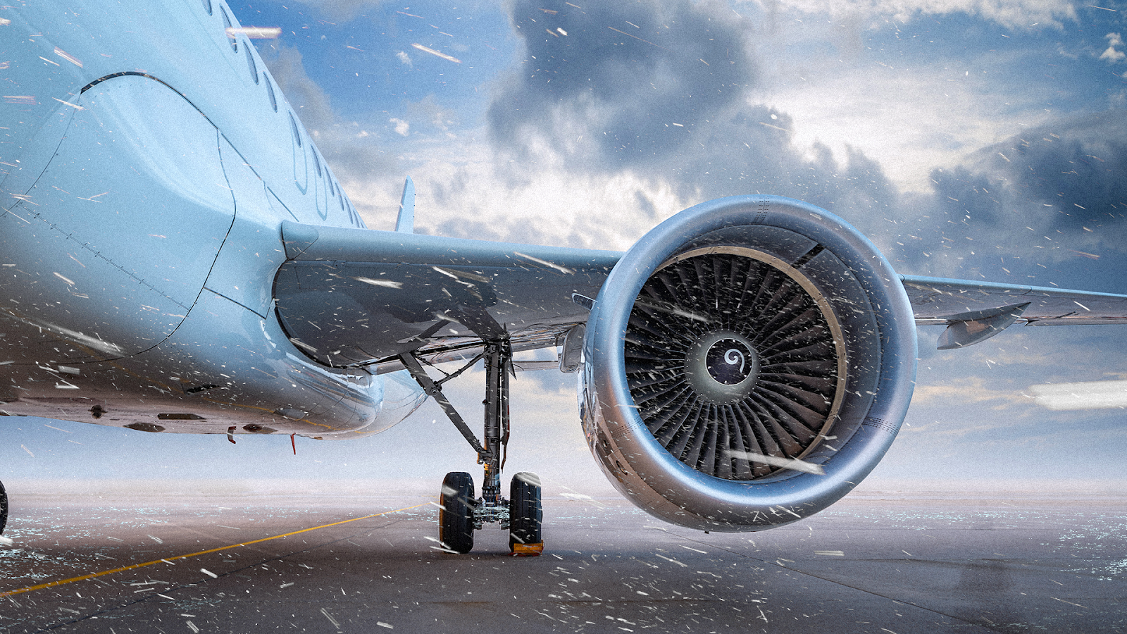 Как в Канаде инженеры меняли крупнейший в мире авиадвигатель при температуре в -40 °C - 1